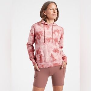 Athleta Sundown Tie Dye Hoodie Sweatshirt